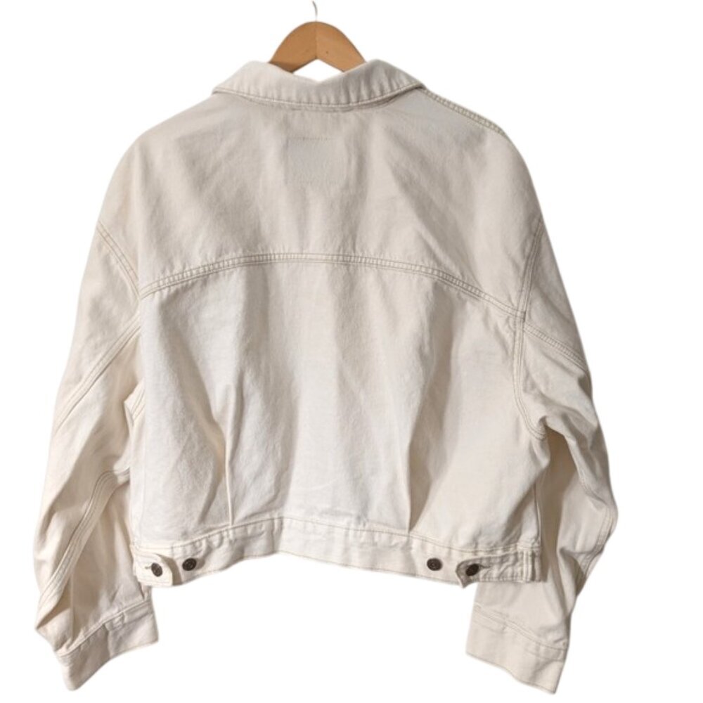 NWOT Levi's Utility Original Trucker Jacket Off-White Sz.XL 90s Y2K Boho Western - Picture 4 of 6
